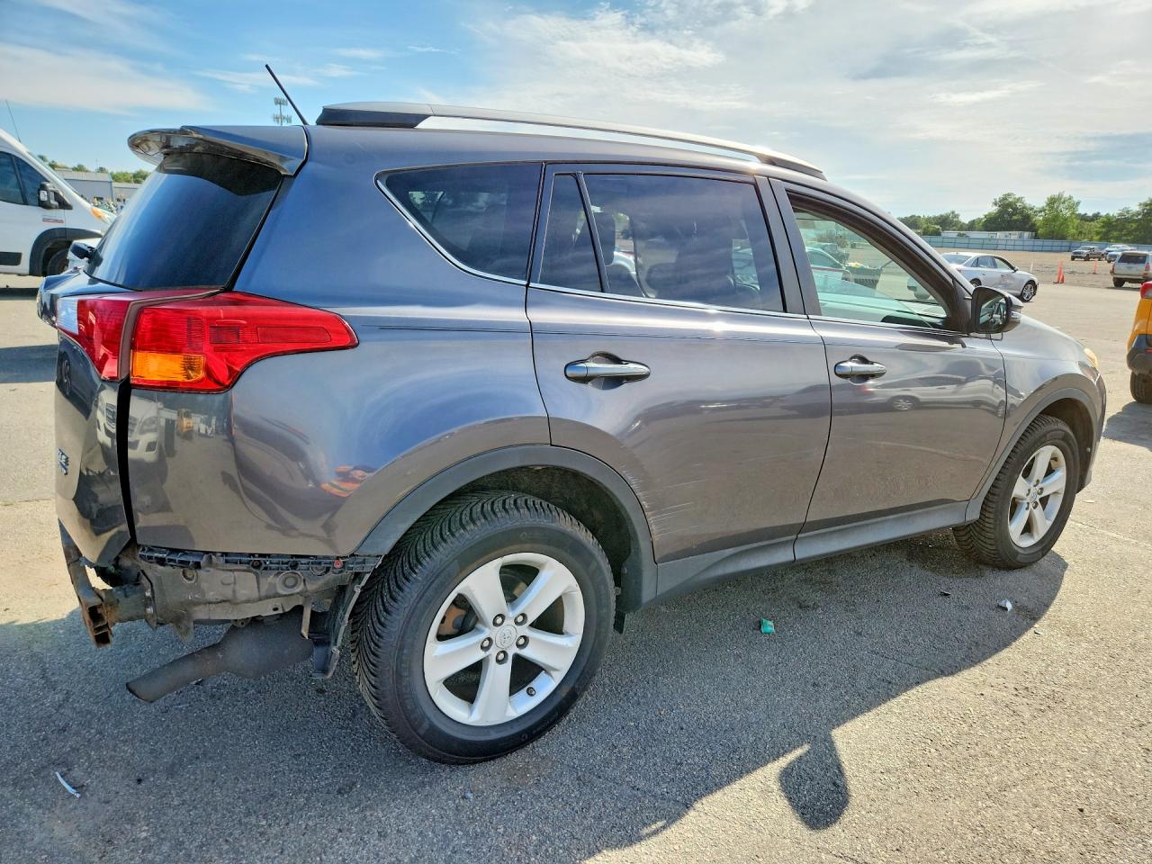2013 Toyota Rav4 Xle Gray vin: 2T3RFREV0DW059596