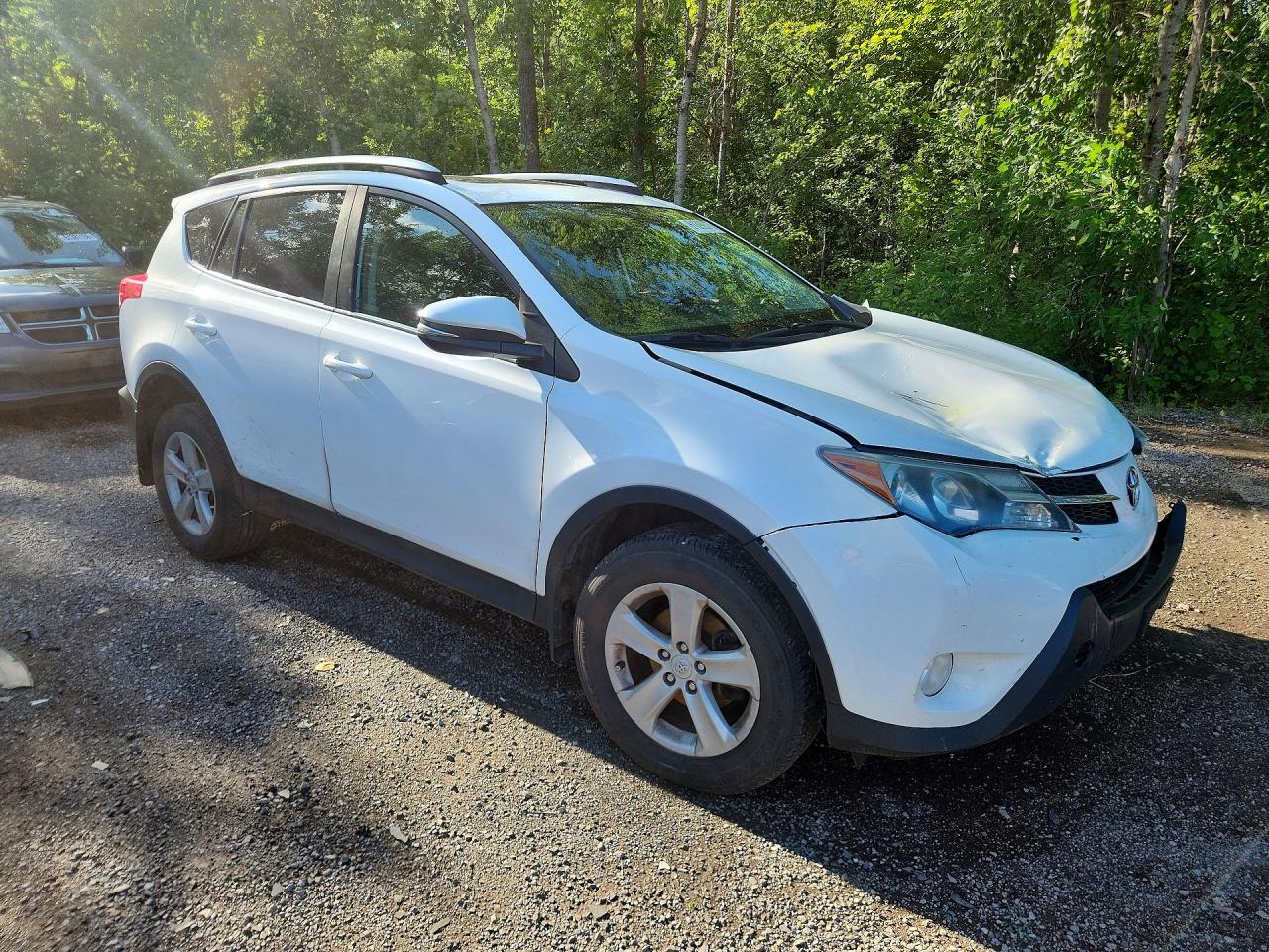 2013 Toyota Rav4 Xle White vin: 2T3RFREV0DW074535