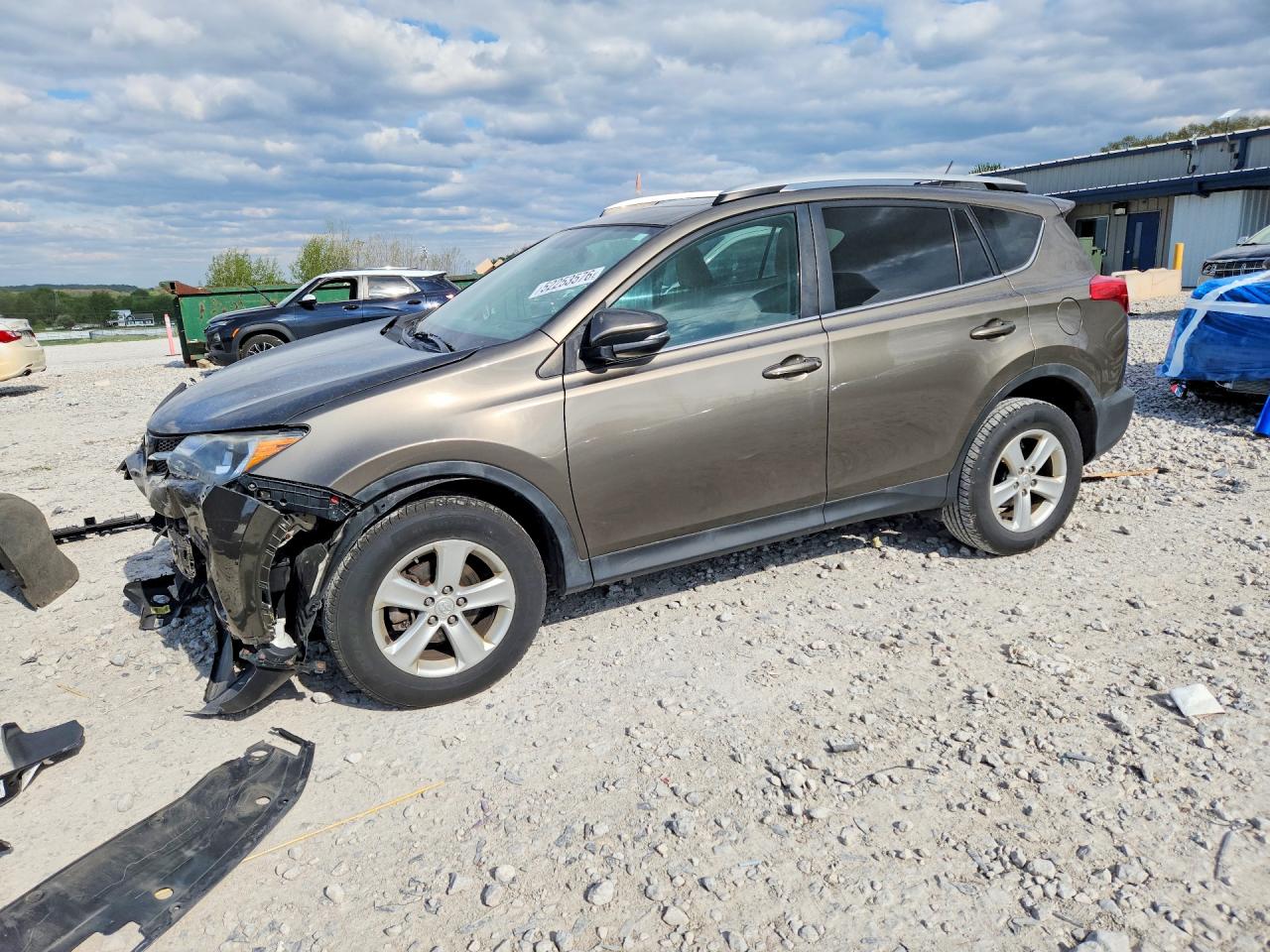 2013 Toyota Rav4 Xle Green vin: 2T3RFREV0DW078990