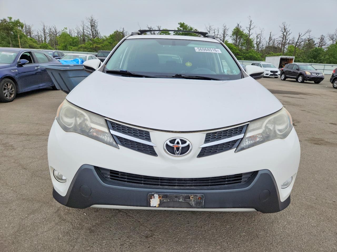 2013 Toyota Rav4 Xle White vin: 2T3RFREV0DW101555