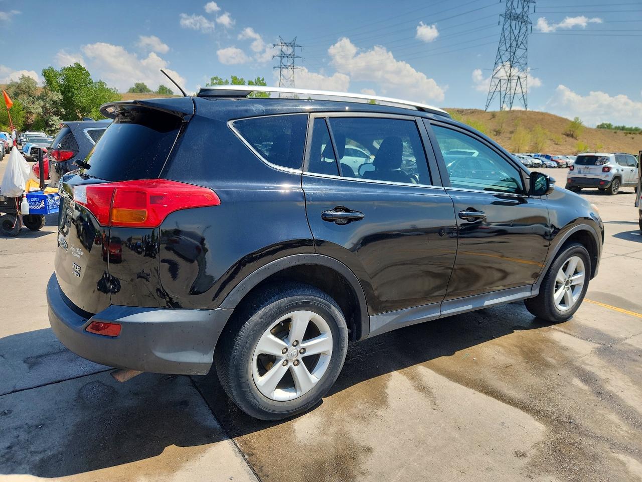 2013 Toyota Rav4 Xle Black vin: 2T3RFREV0DW101846