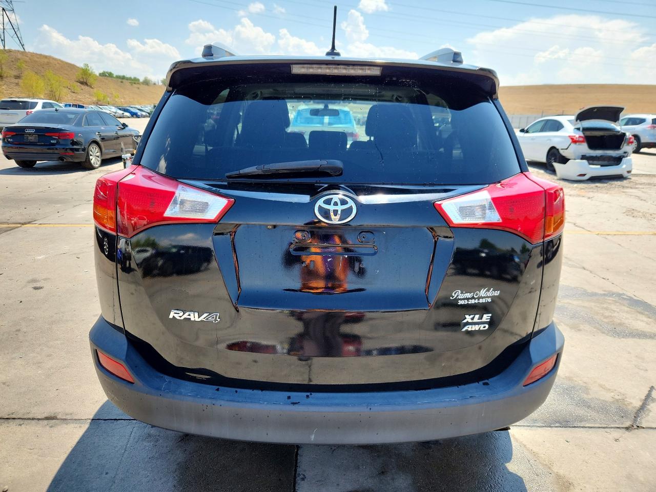 2013 Toyota Rav4 Xle Black vin: 2T3RFREV0DW101846