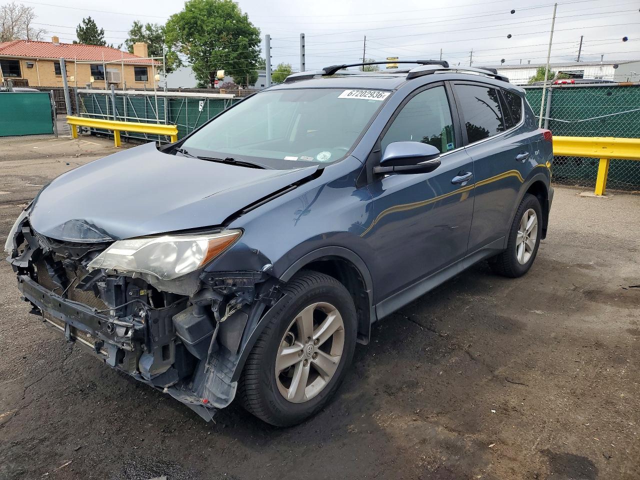 2013 Toyota Rav4 Xle Blue vin: 2T3RFREV0DW109672