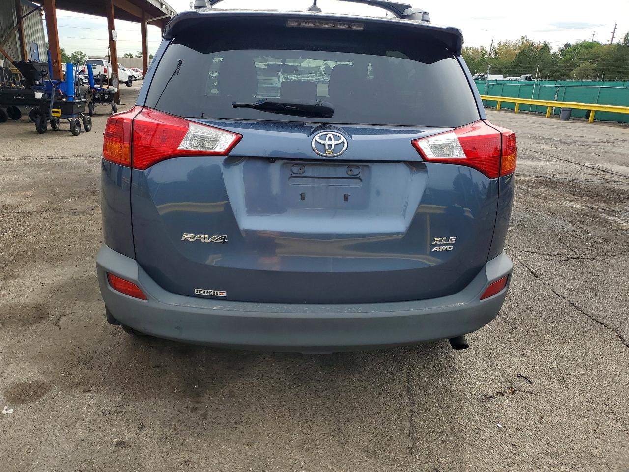 2013 Toyota Rav4 Xle Blue vin: 2T3RFREV0DW109672