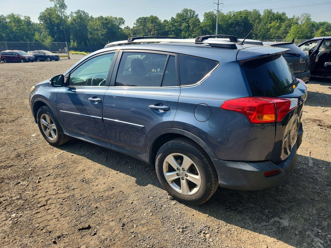 2013 Toyota Rav4 Xle Blue vin: 2T3RFREV0DW109686