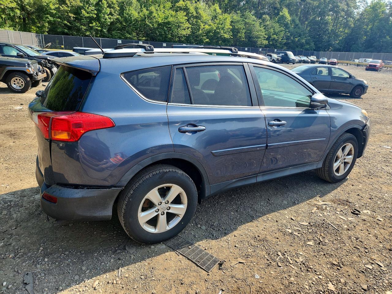 2013 Toyota Rav4 Xle Blue vin: 2T3RFREV0DW109686