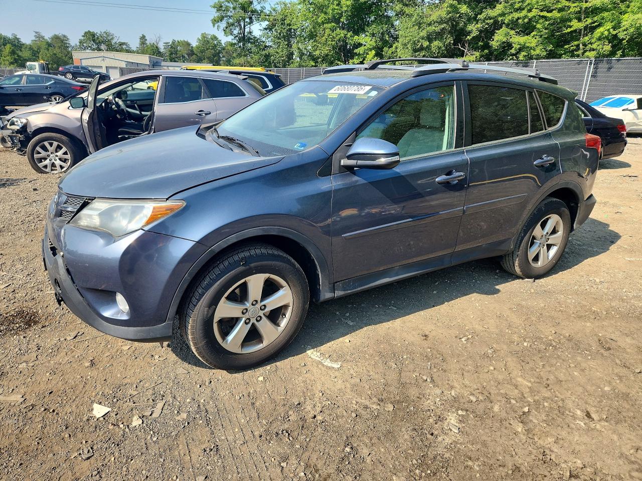 2013 Toyota Rav4 Xle Blue vin: 2T3RFREV0DW109686