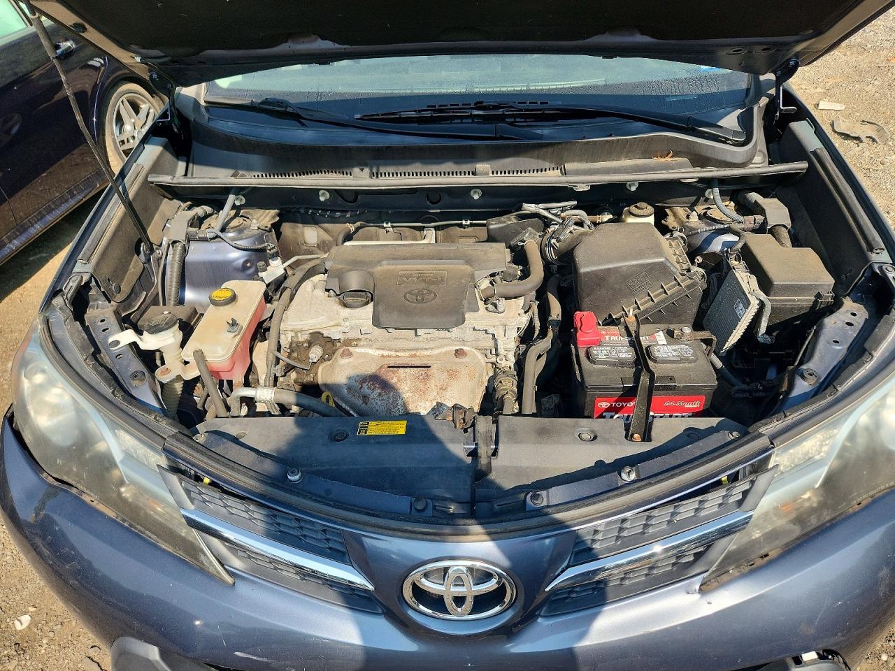 2013 Toyota Rav4 Xle Blue vin: 2T3RFREV0DW109686