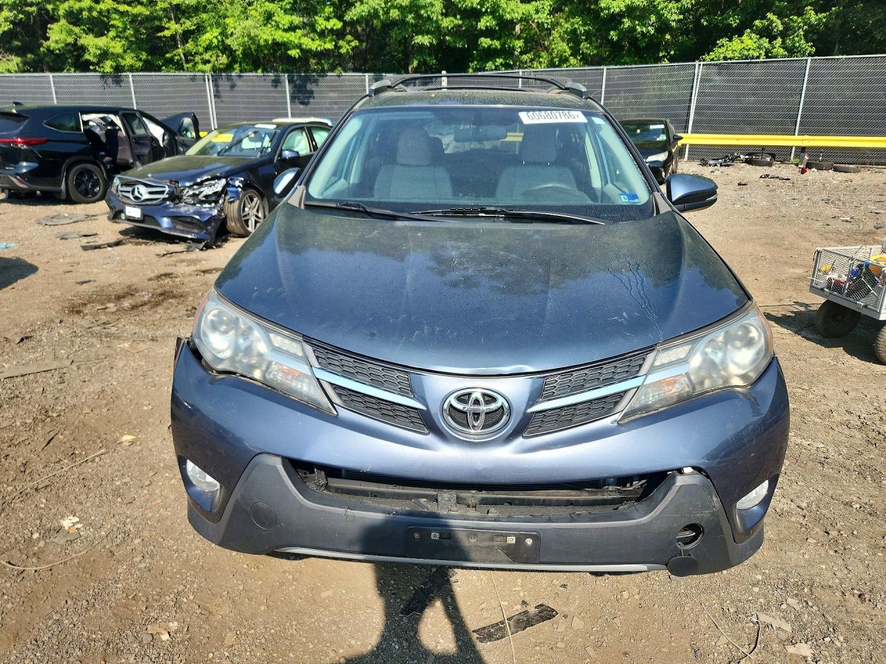 2013 Toyota Rav4 Xle Blue vin: 2T3RFREV0DW109686
