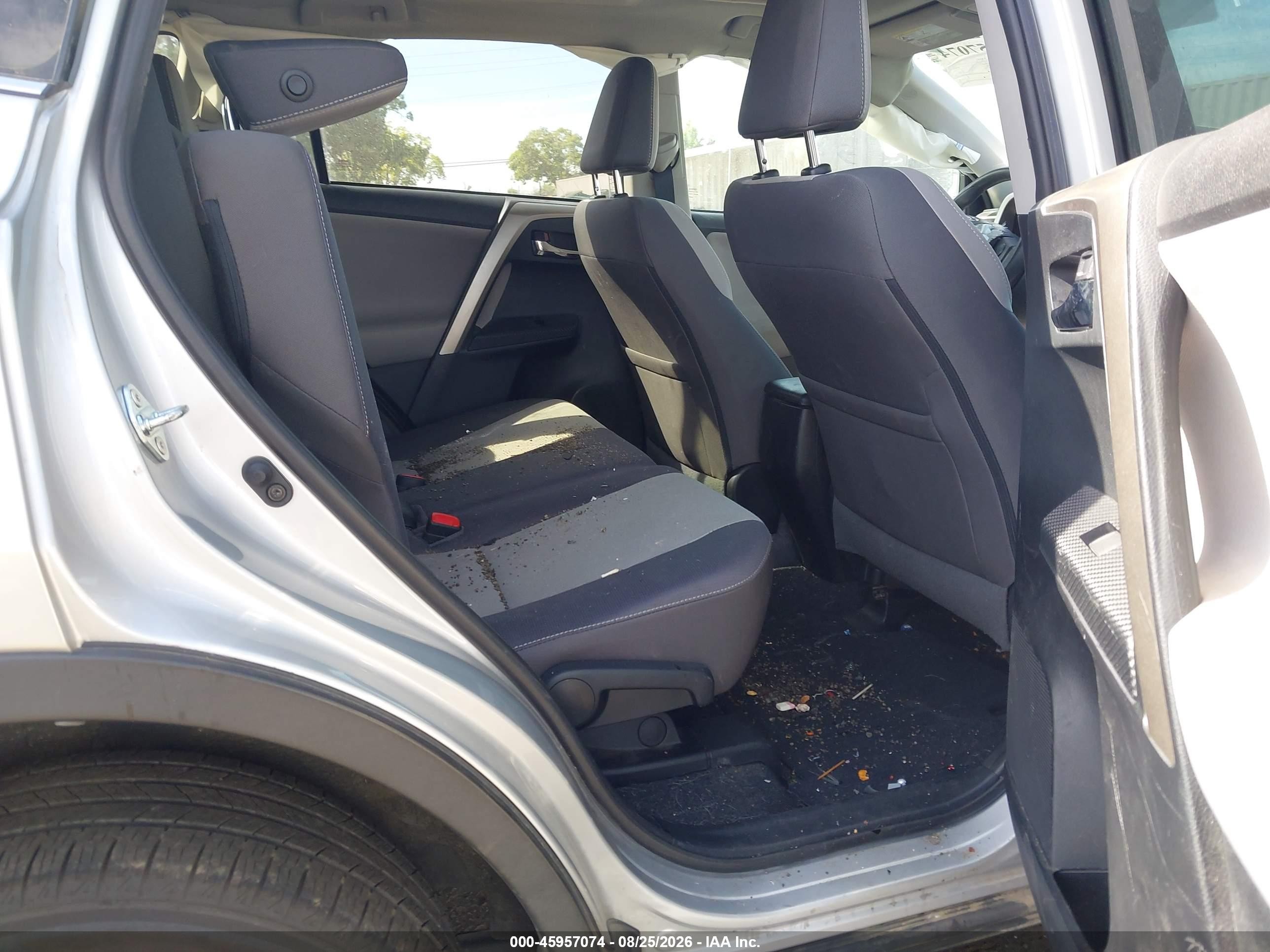 2014 Toyota Rav4 Xle Серый vin: 2T3RFREV0EW137179