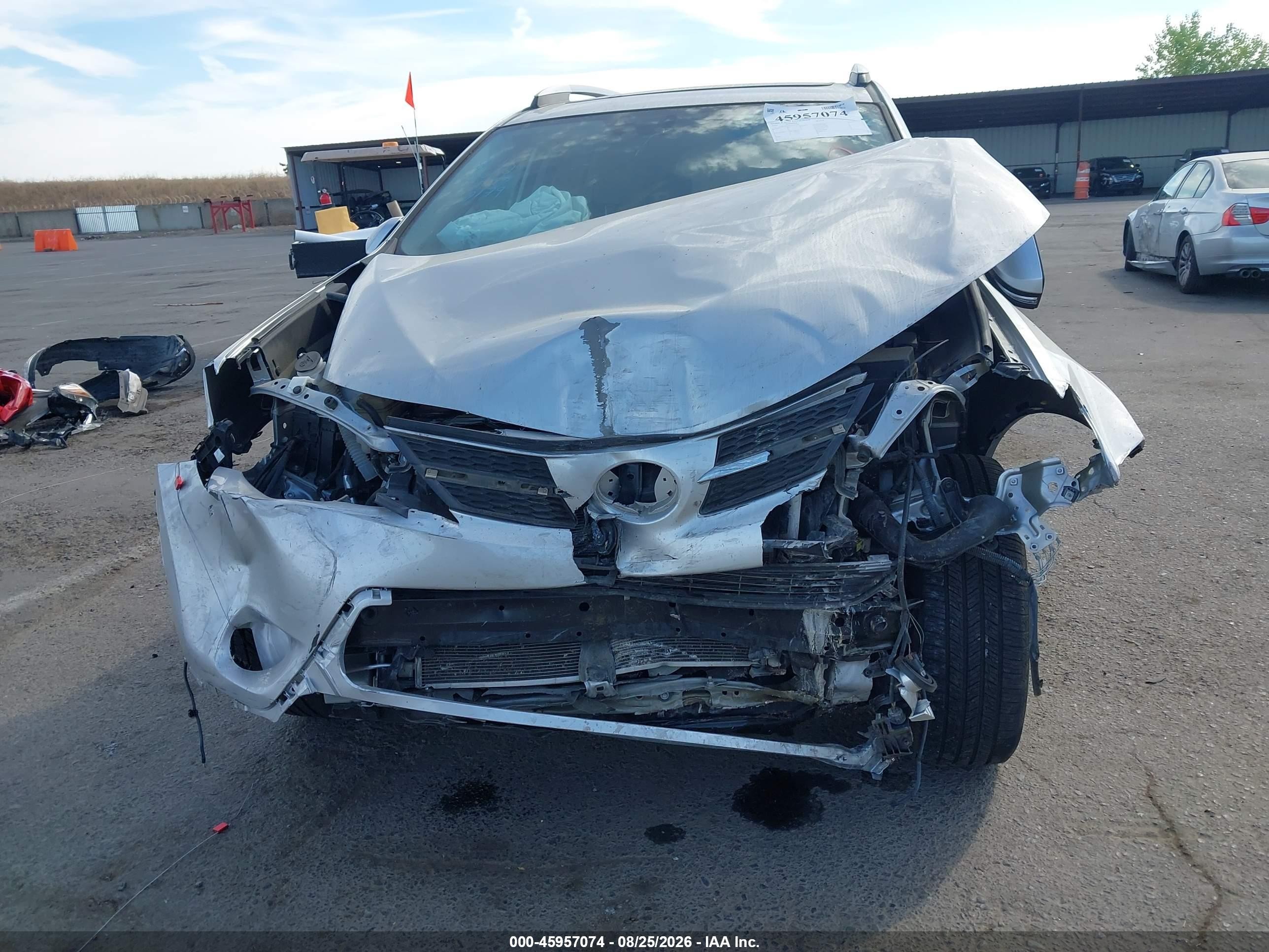 2014 Toyota Rav4 Xle Серый vin: 2T3RFREV0EW137179