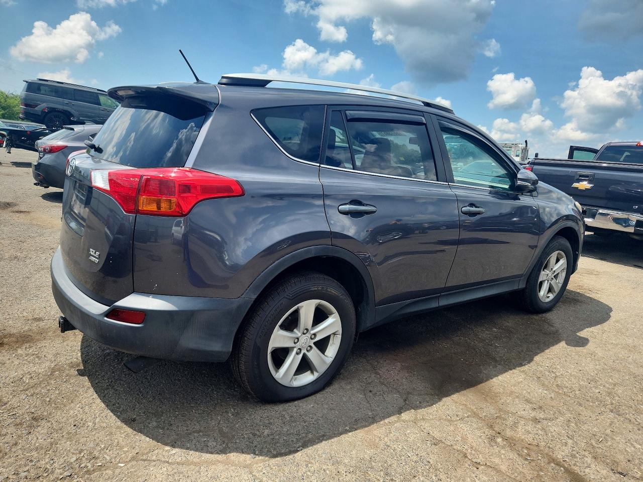 2014 Toyota Rav4 Xle Gray vin: 2T3RFREV0EW150014