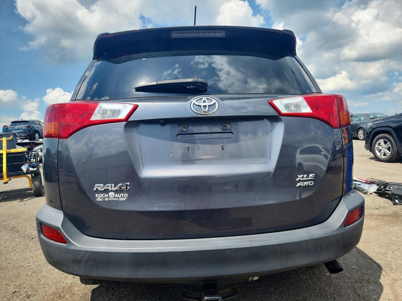 2014 Toyota Rav4 Xle Gray vin: 2T3RFREV0EW150014