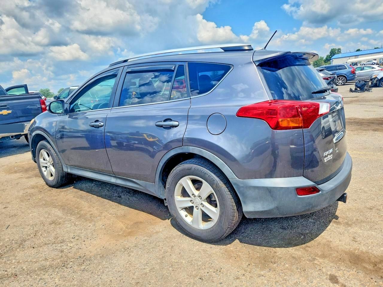 2014 Toyota Rav4 Xle Gray vin: 2T3RFREV0EW150014