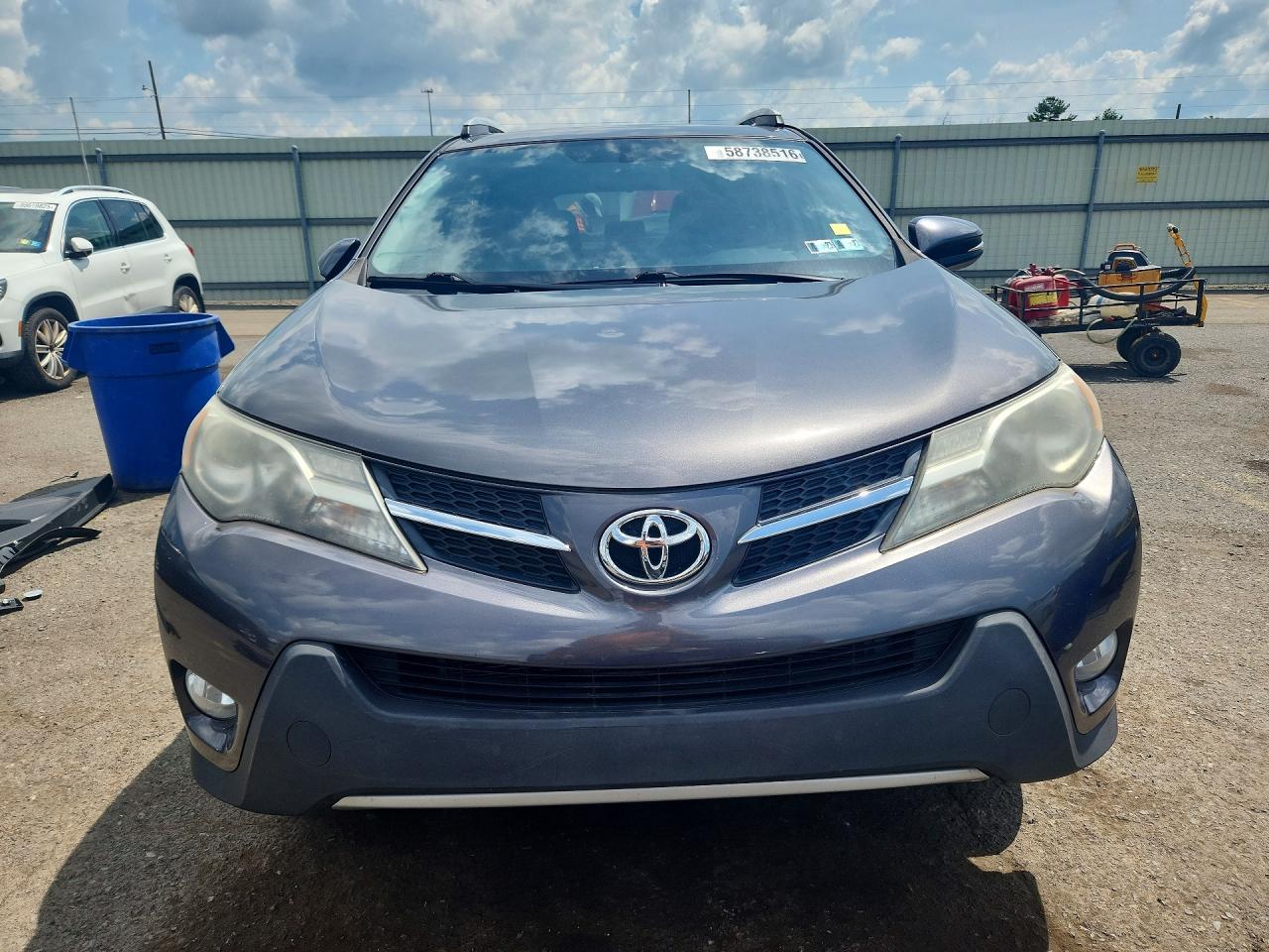 2014 Toyota Rav4 Xle Gray vin: 2T3RFREV0EW150014