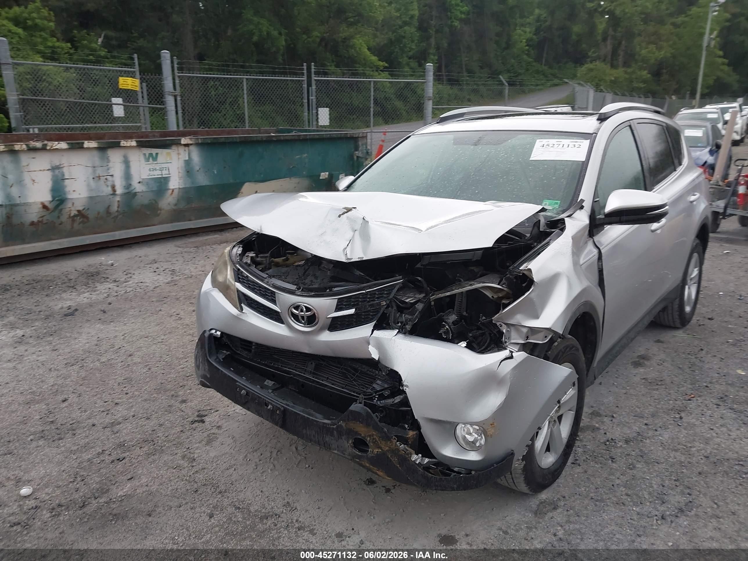 2014 Toyota Rav4 Xle Silver vin: 2T3RFREV0EW168349