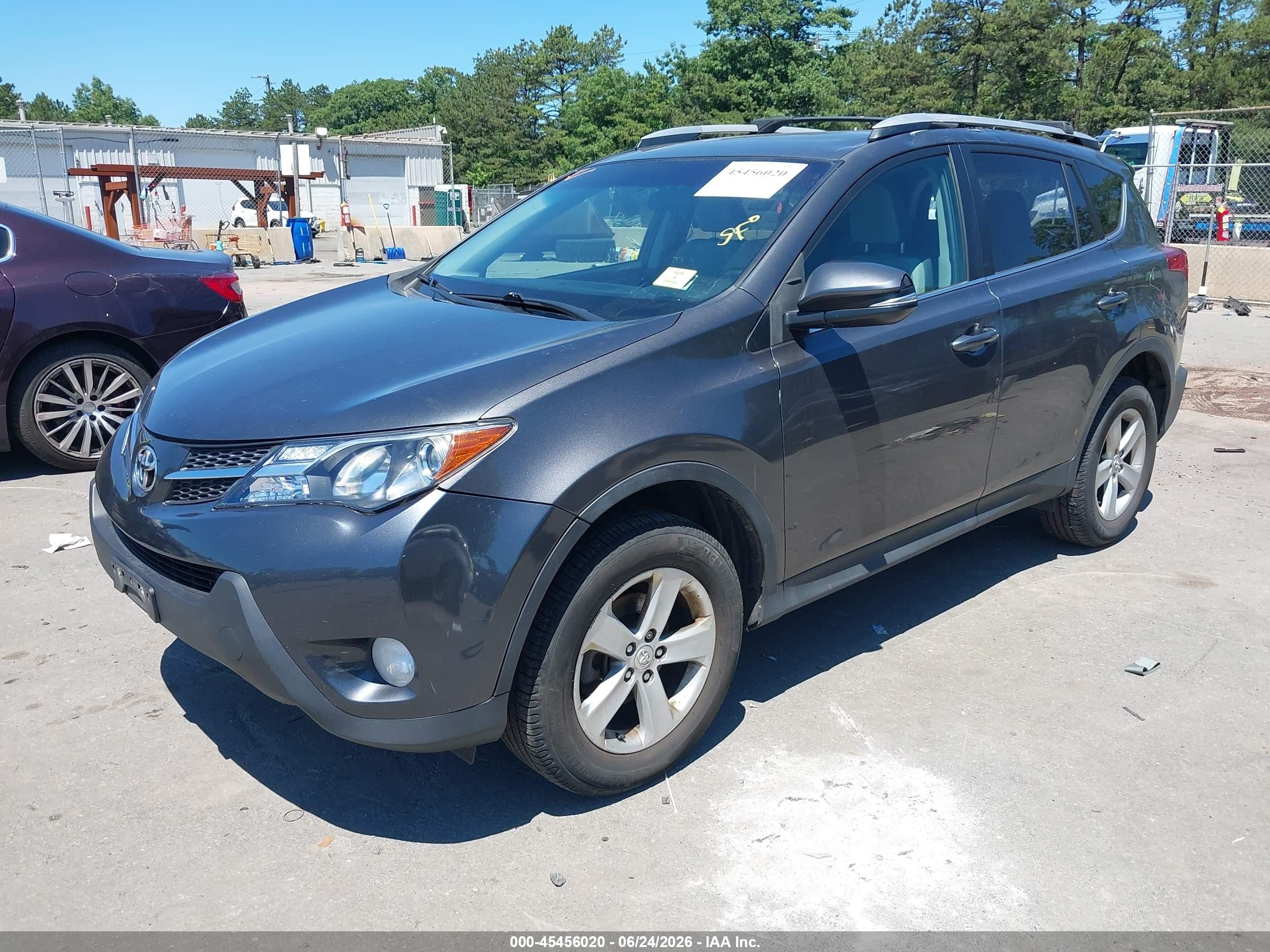 2014 Toyota Rav4 Xle Gray vin: 2T3RFREV0EW173146