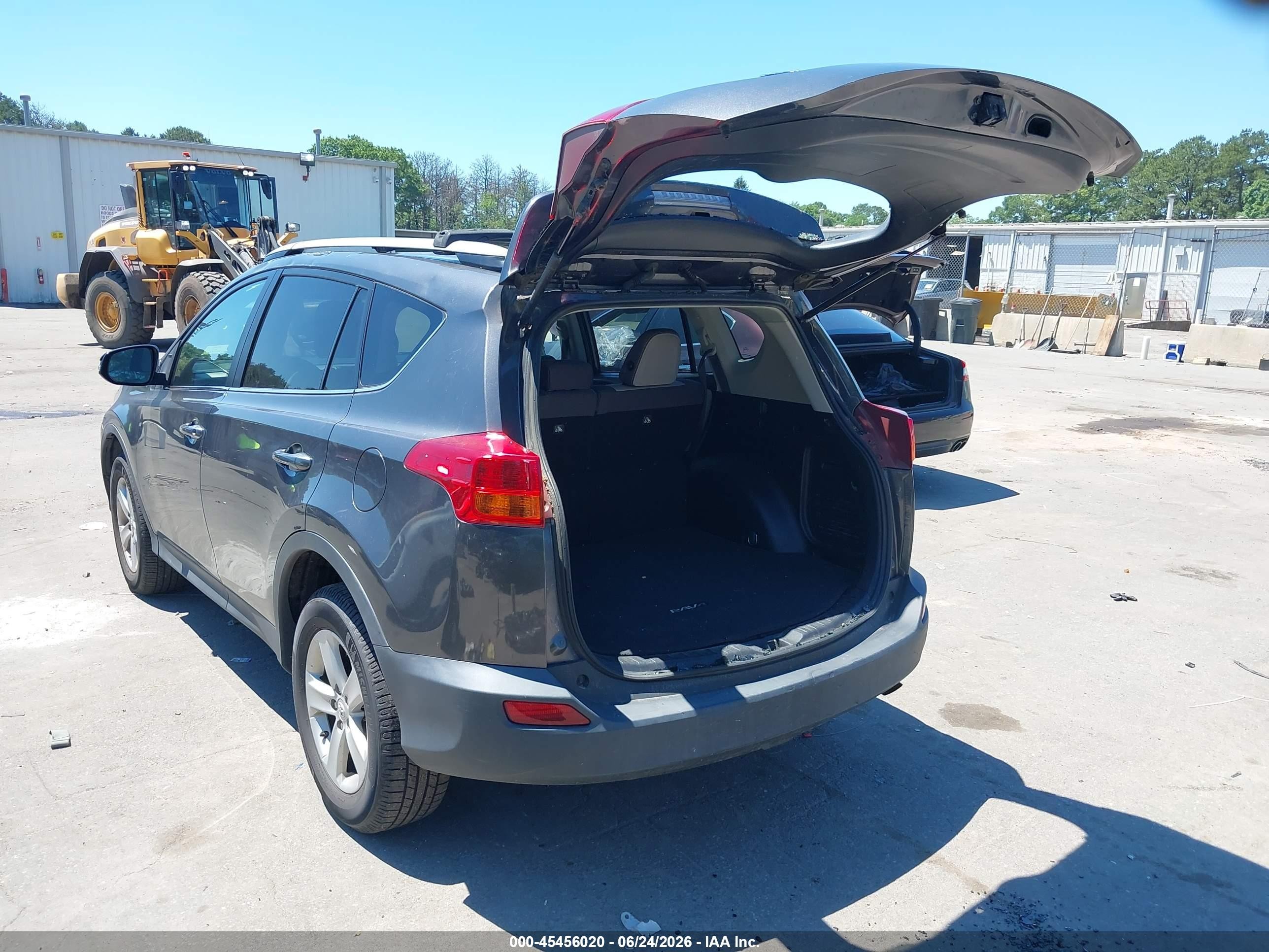 2014 Toyota Rav4 Xle Gray vin: 2T3RFREV0EW173146
