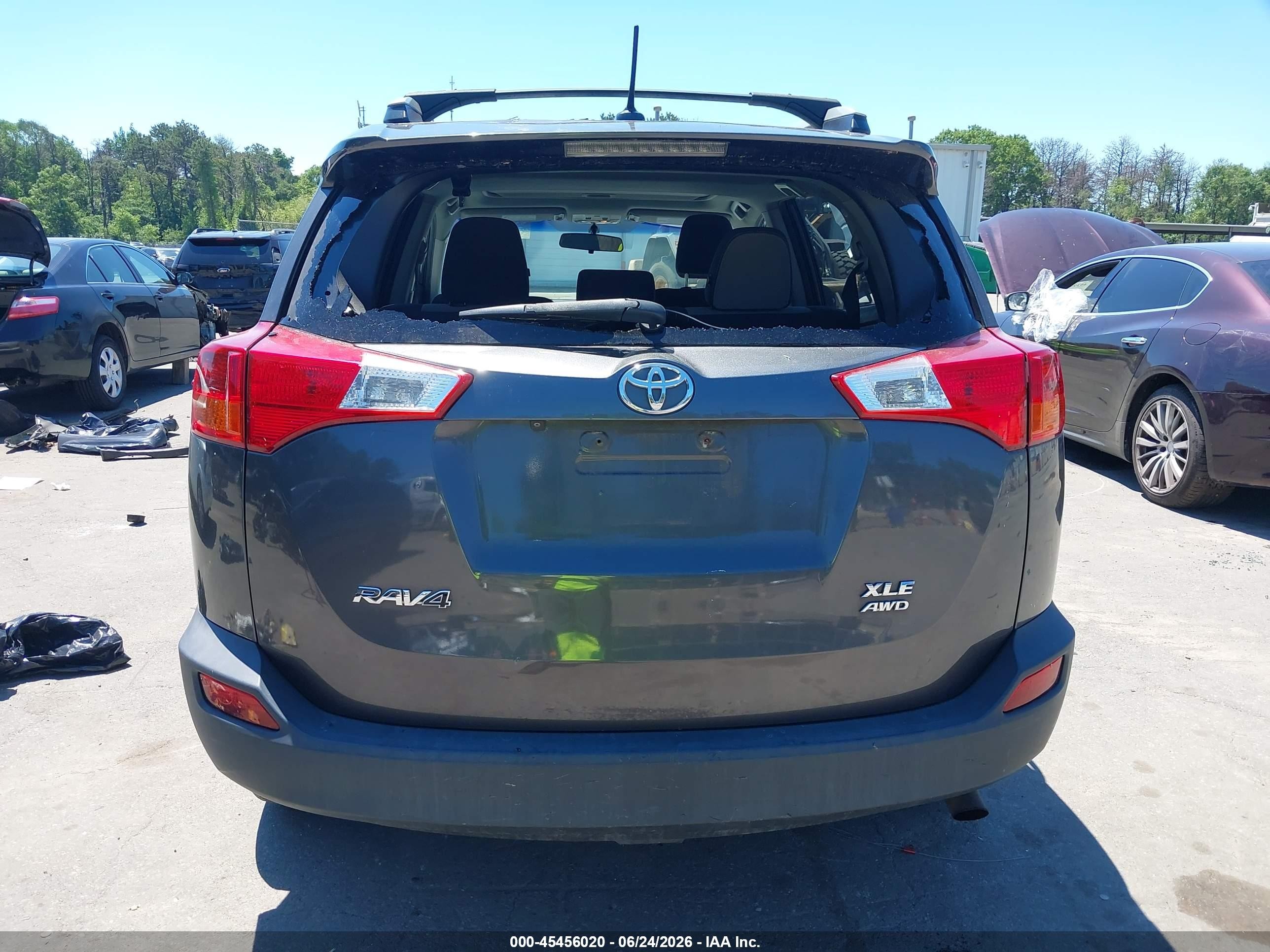 2014 Toyota Rav4 Xle Gray vin: 2T3RFREV0EW173146
