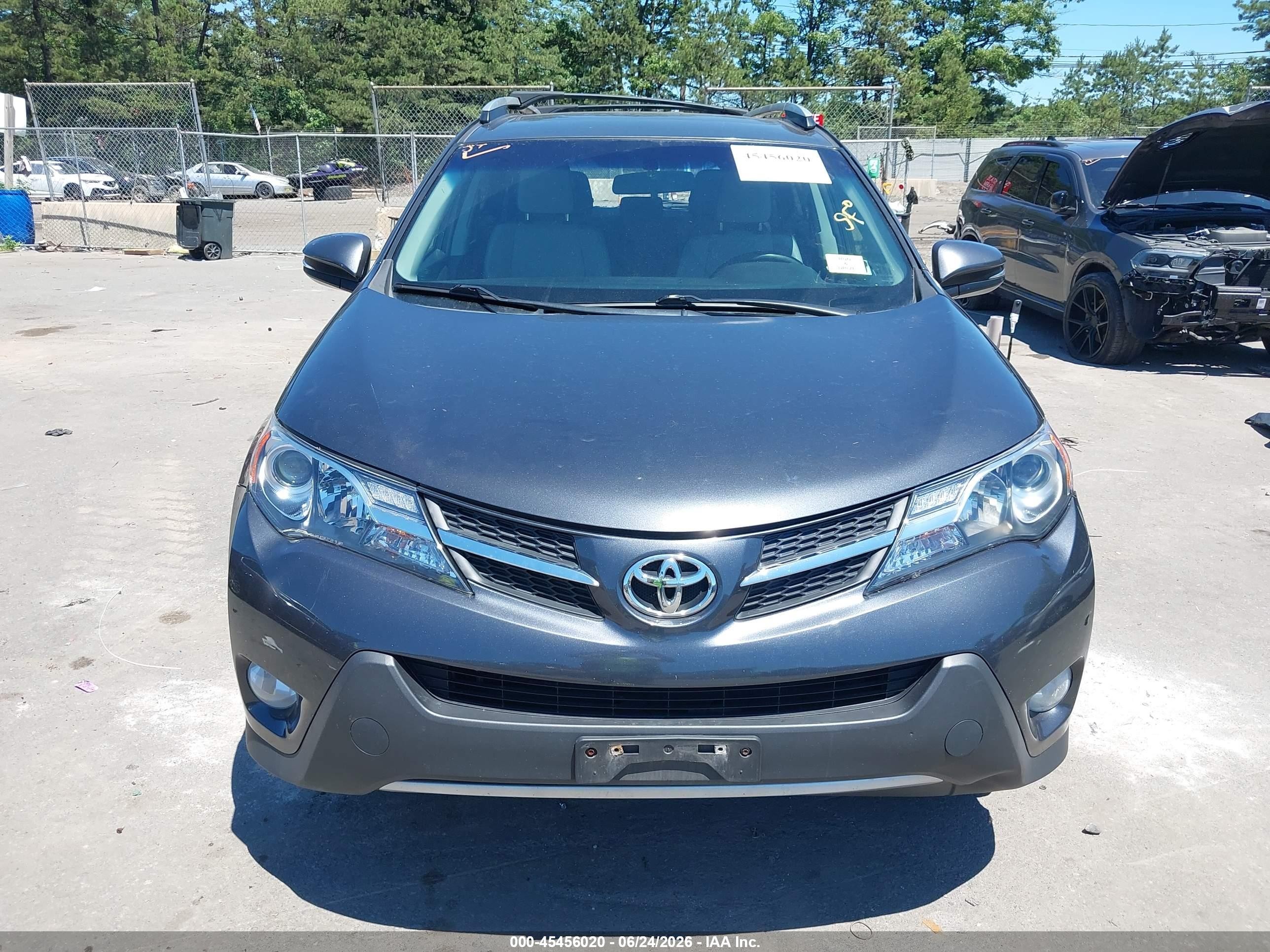 2014 Toyota Rav4 Xle Gray vin: 2T3RFREV0EW173146