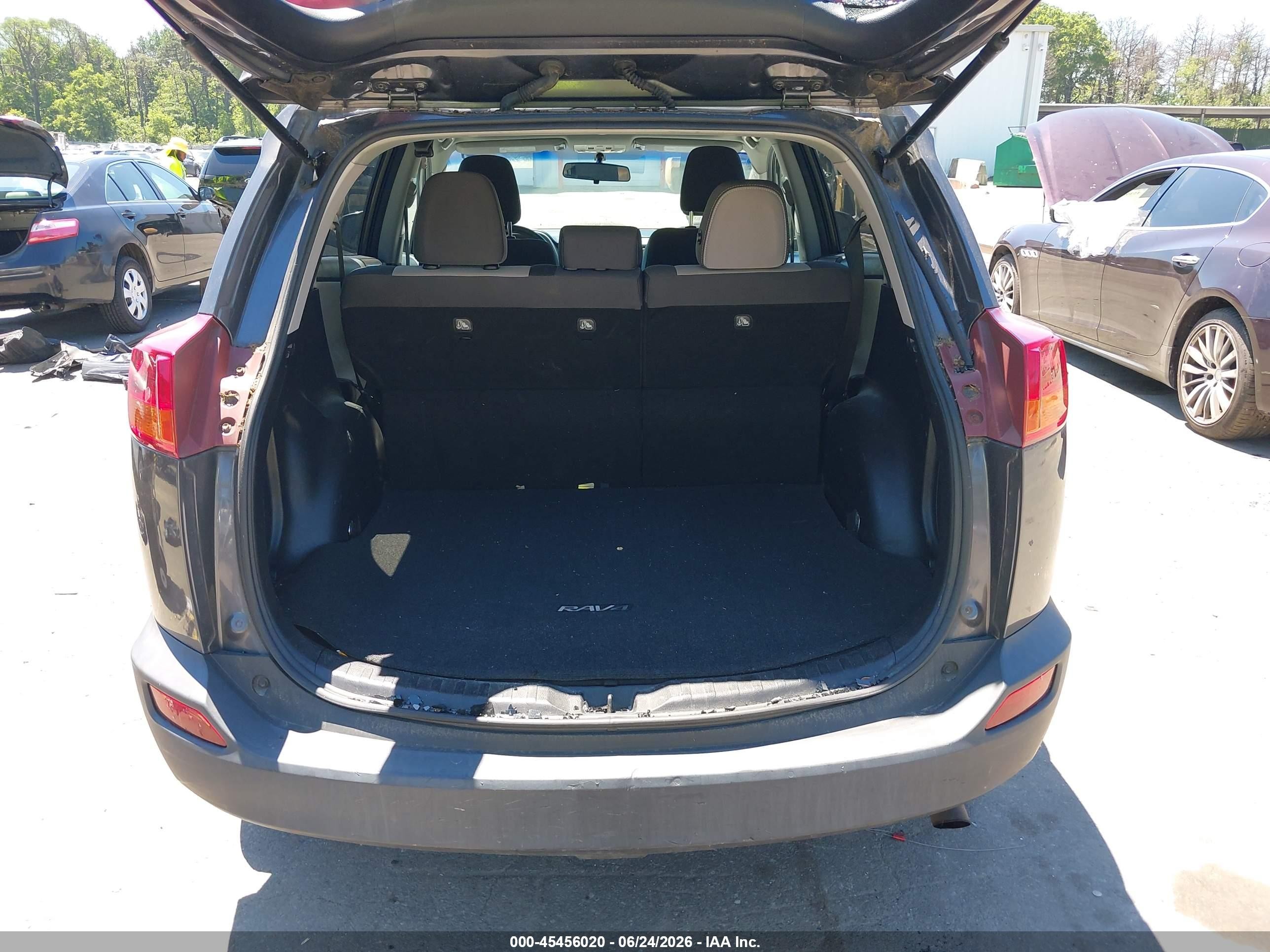 2014 Toyota Rav4 Xle Gray vin: 2T3RFREV0EW173146