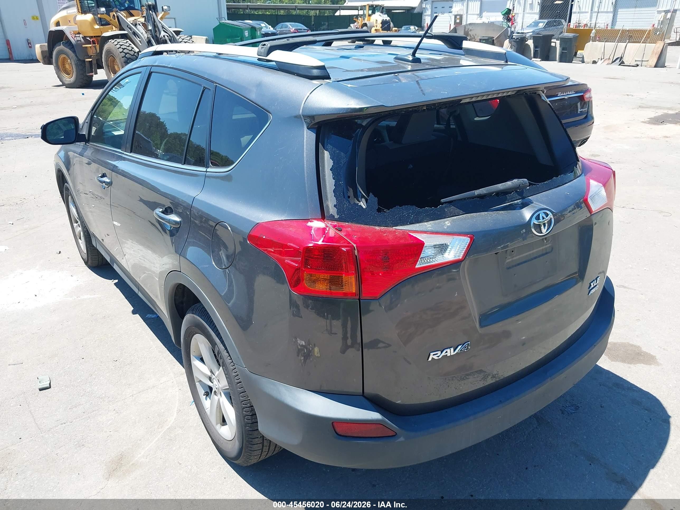 2014 Toyota Rav4 Xle Gray vin: 2T3RFREV0EW173146
