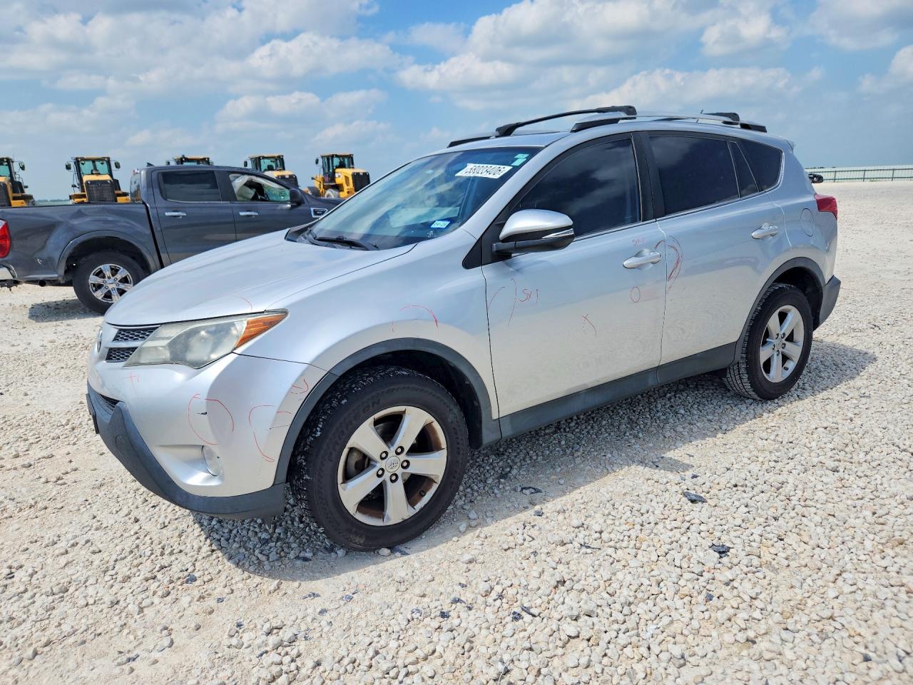 2014 Toyota Rav4 Xle Silver vin: 2T3RFREV0EW196975