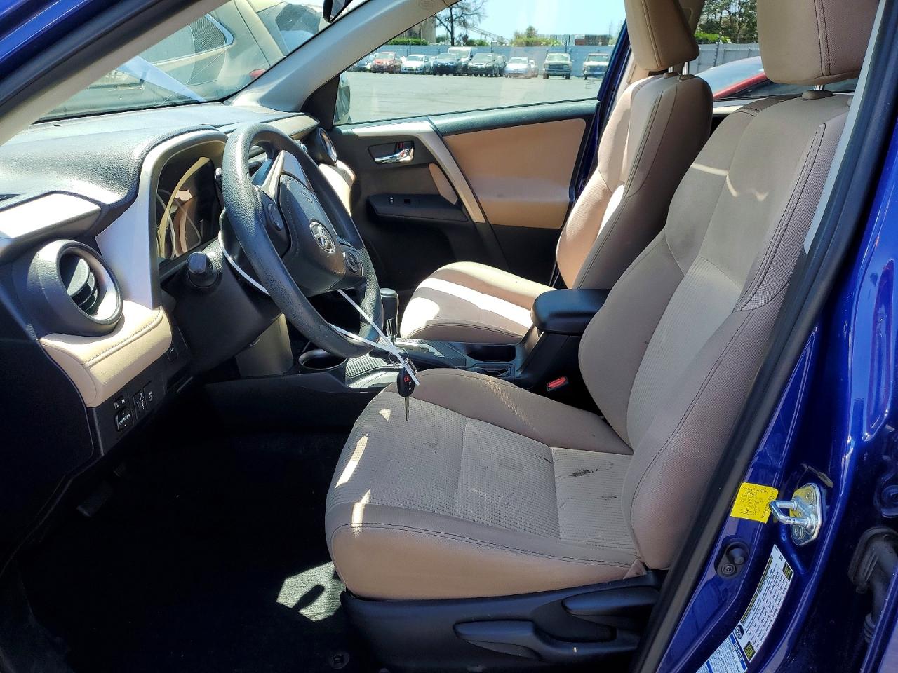 2014 Toyota Rav4 Xle Blue vin: 2T3RFREV0EW201074