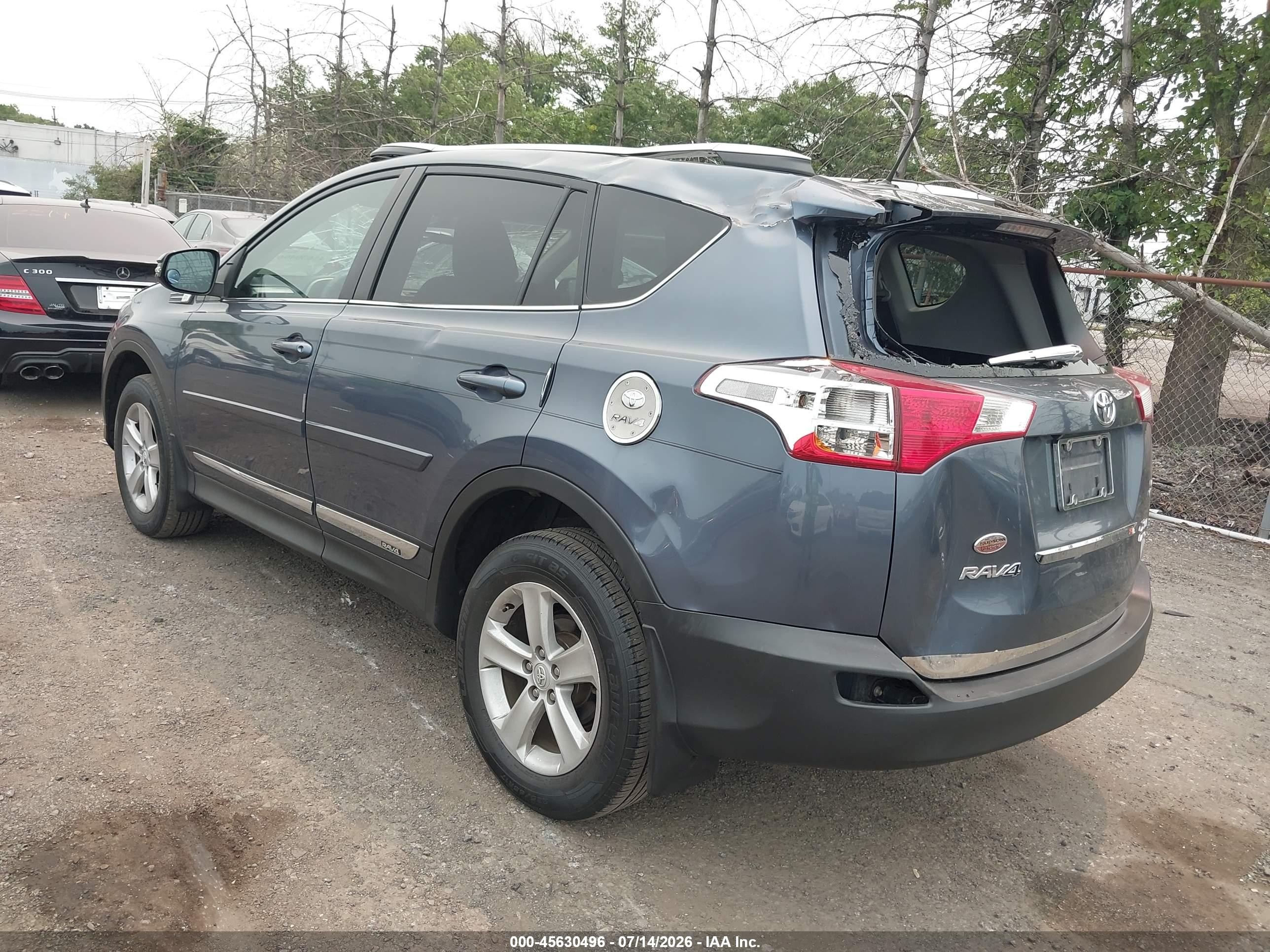 2014 Toyota Rav4 Xle Gray vin: 2T3RFREV0EW216674