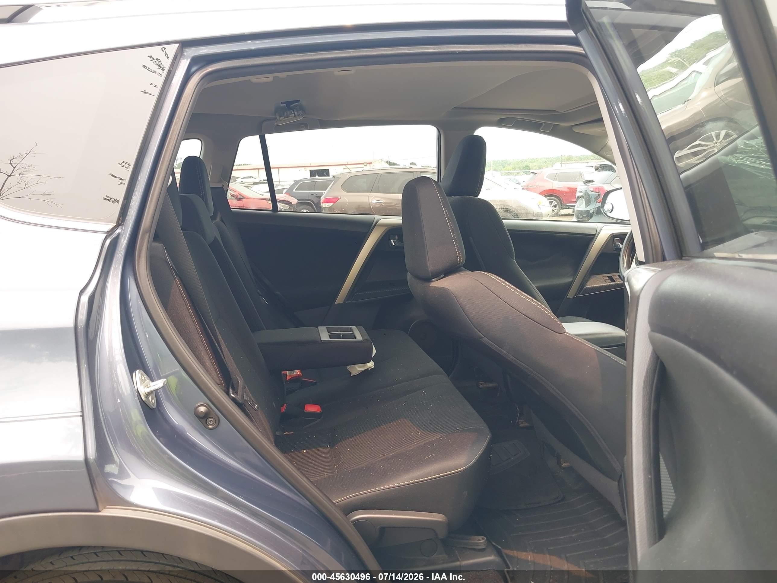 2014 Toyota Rav4 Xle Gray vin: 2T3RFREV0EW216674
