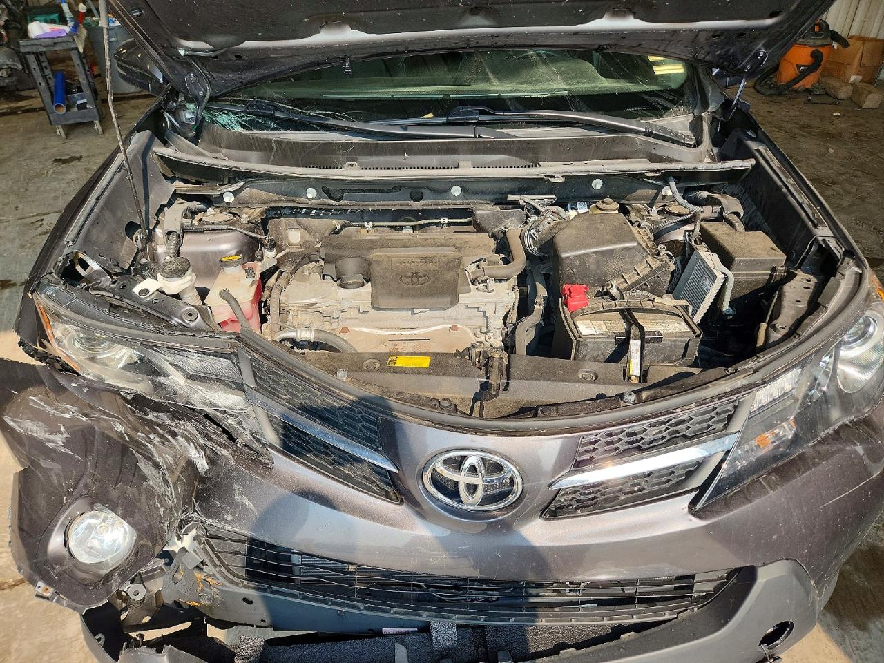 2015 Toyota Rav4 Xle Gray vin: 2T3RFREV0FW236246