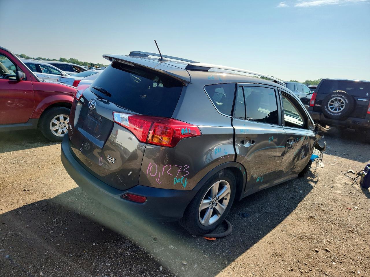 2015 Toyota Rav4 Xle Brown vin: 2T3RFREV0FW300236