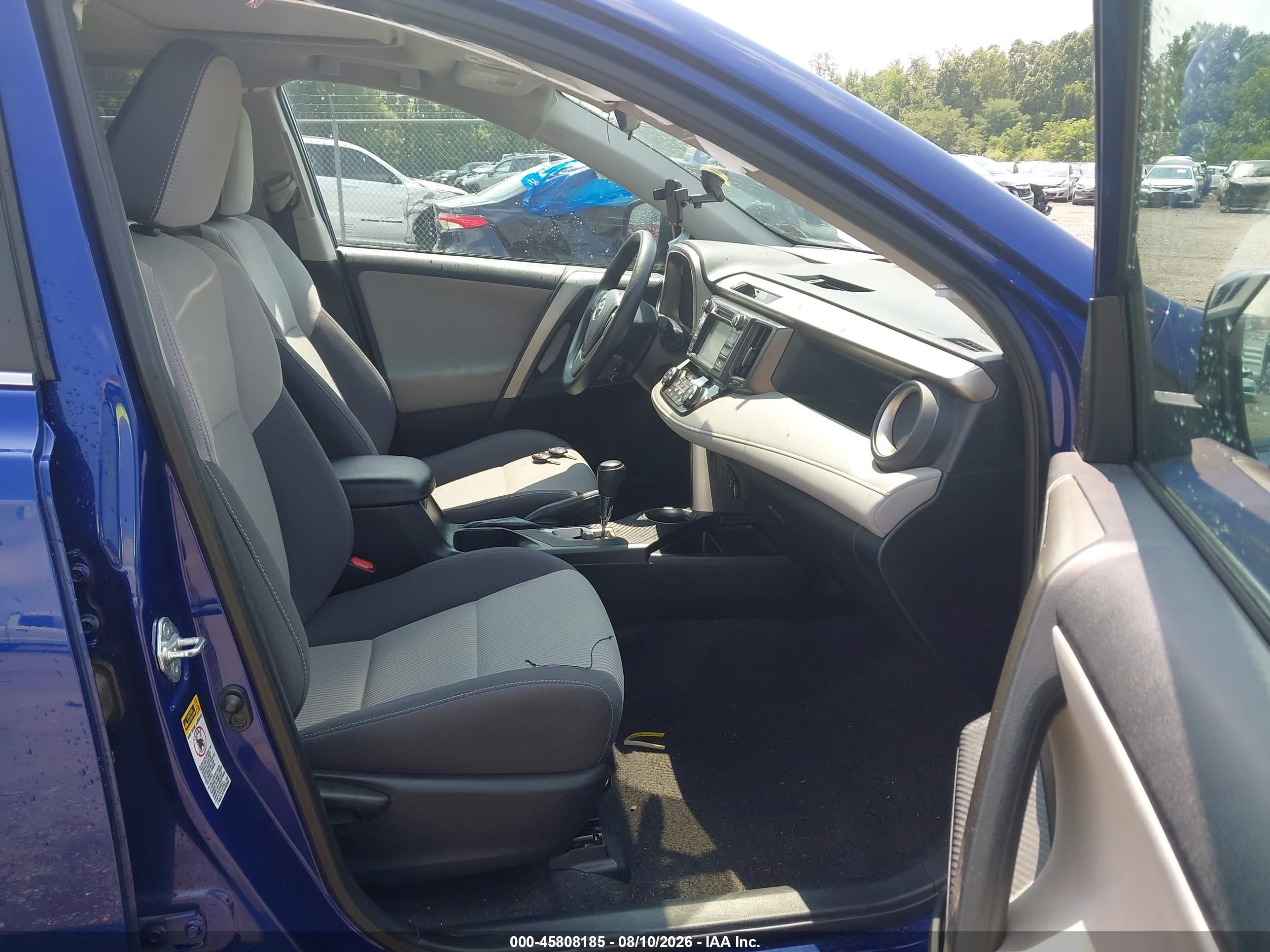 2015 Toyota Rav4 Xle Blue vin: 2T3RFREV0FW323676