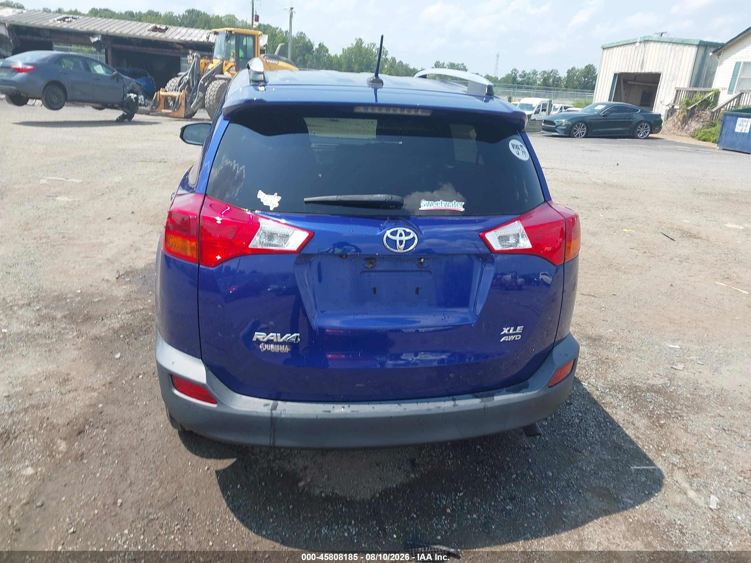 2015 Toyota Rav4 Xle Blue vin: 2T3RFREV0FW323676