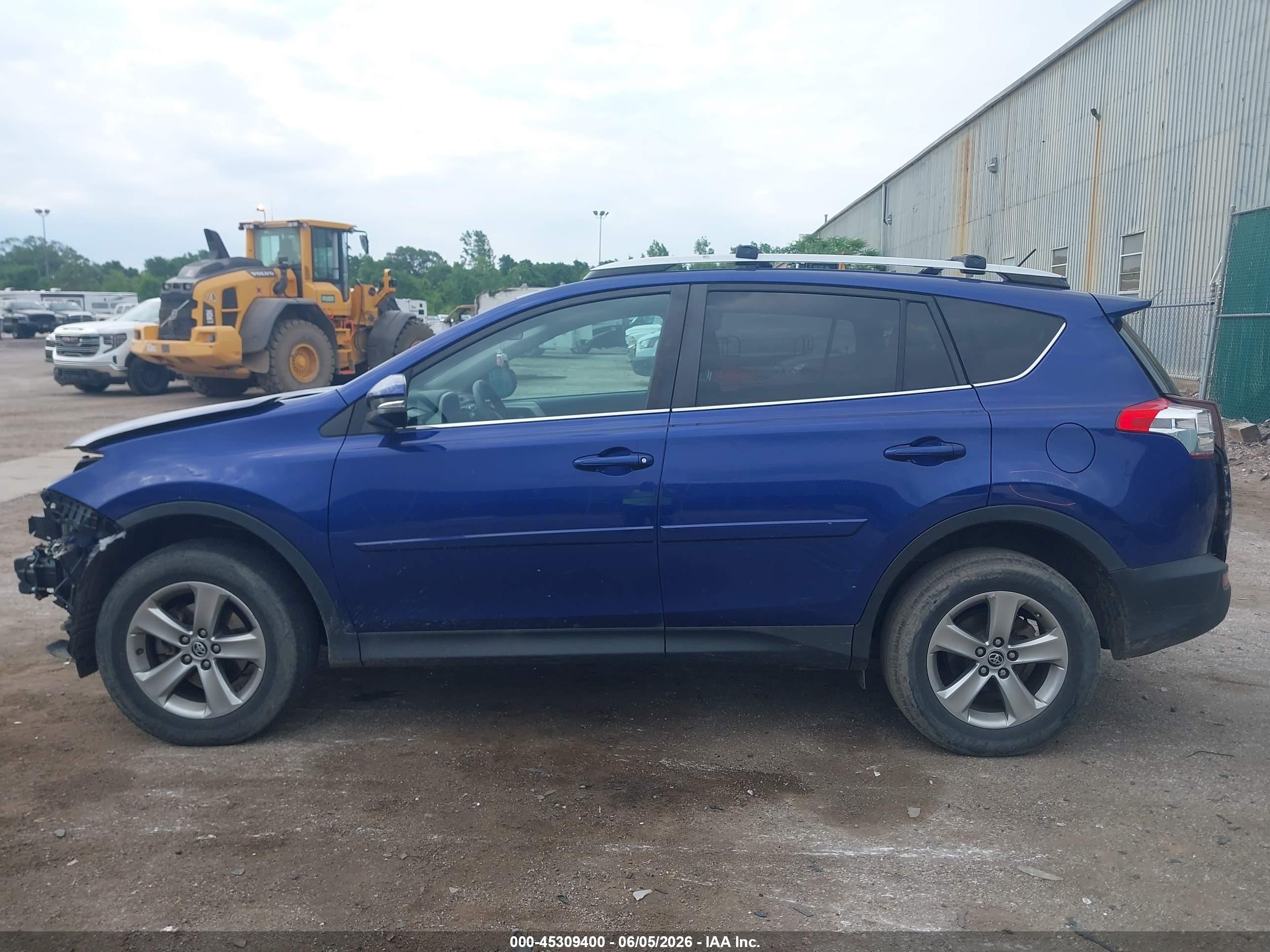 2015 Toyota Rav4 Xle Blue vin: 2T3RFREV0FW339523