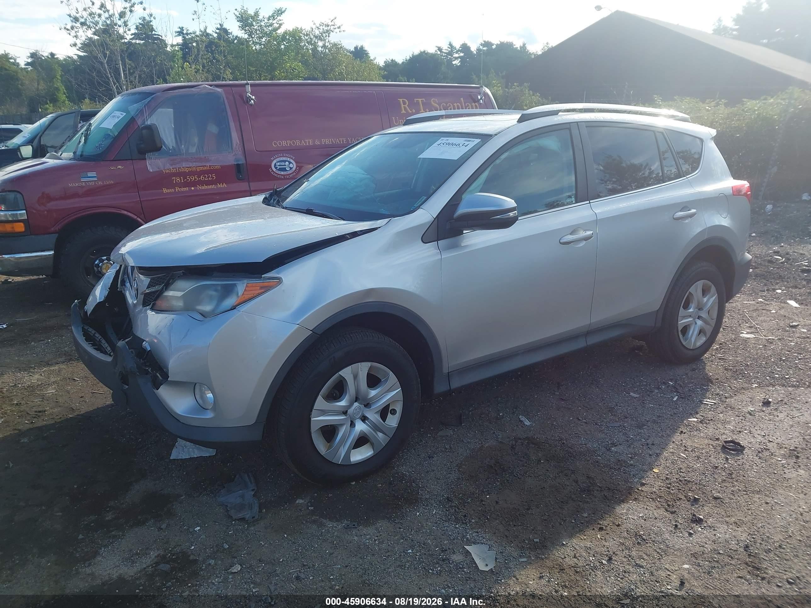 2015 Toyota Rav4 Xle Silver vin: 2T3RFREV0FW375728