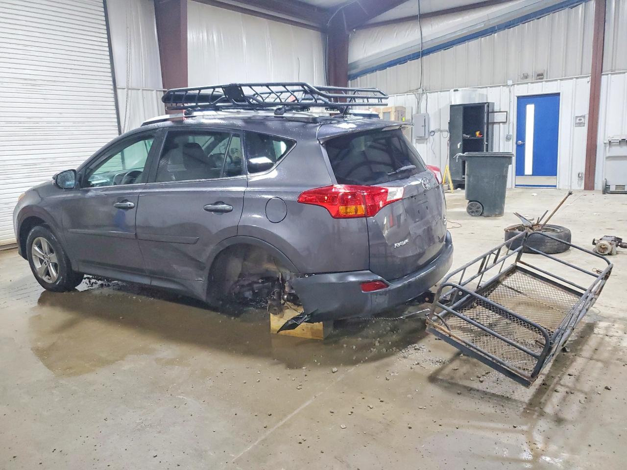 2015 Toyota Rav4 Xle Gray vin: 2T3RFREV0FW380105