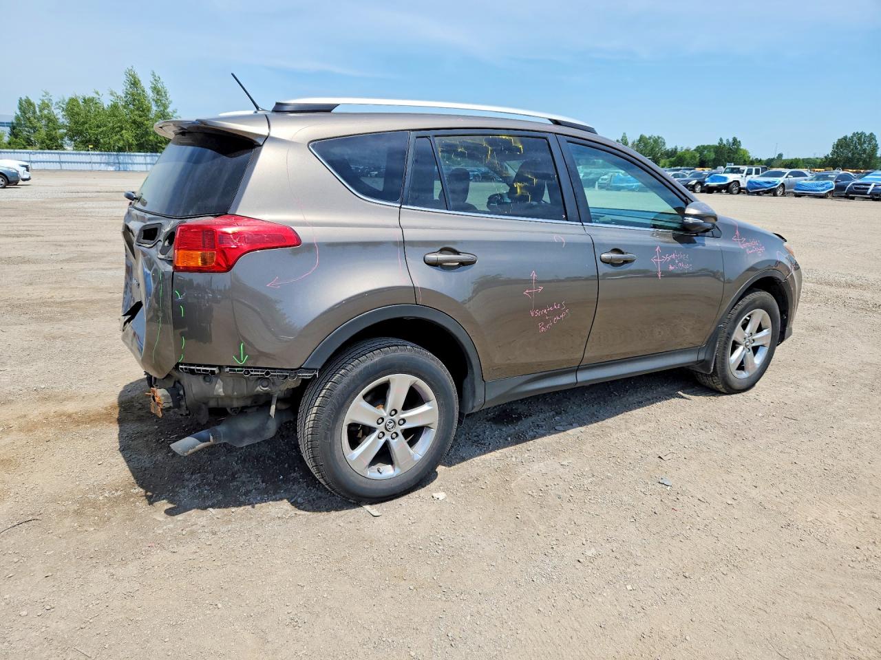 2015 Toyota Rav4 Xle Tan vin: 2T3RFREV0FW383991