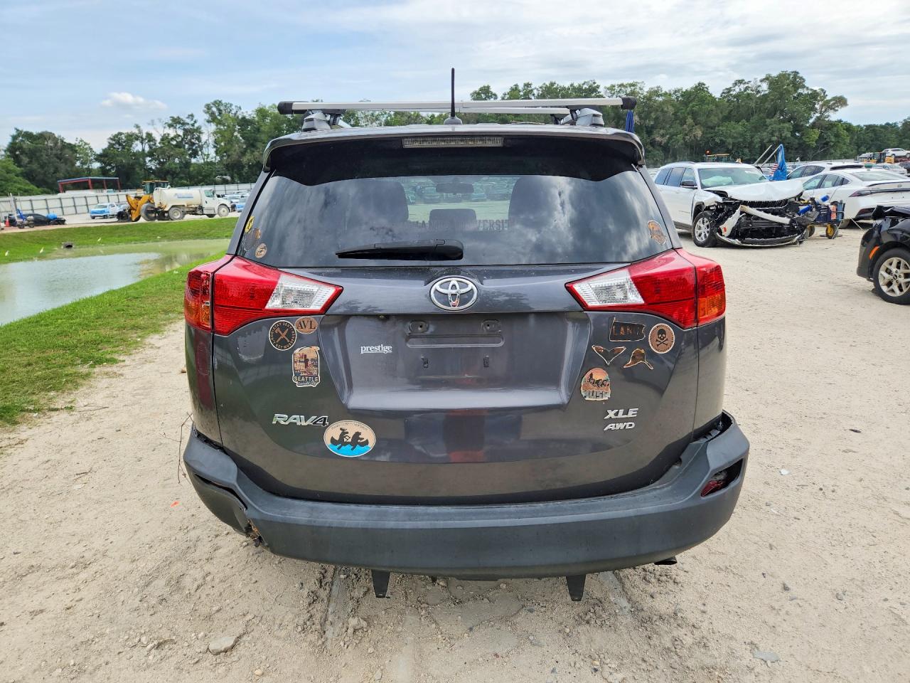 2015 Toyota Rav4 Xle Gray vin: 2T3RFREV0FW388530