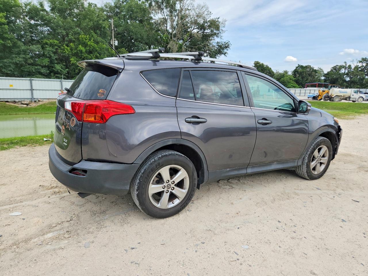 2015 Toyota Rav4 Xle Gray vin: 2T3RFREV0FW388530