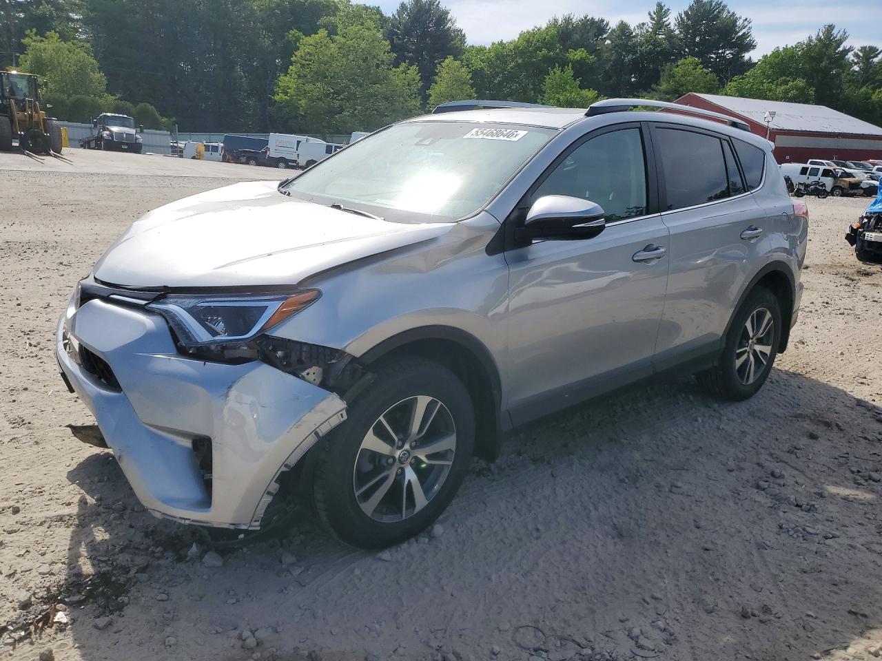 2017 Toyota Rav4 Xle Silver vin: 2T3RFREV0HW694808