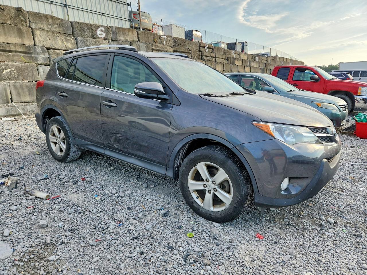 2013 Toyota Rav4 Xle Gray vin: 2T3RFREV1DW029796