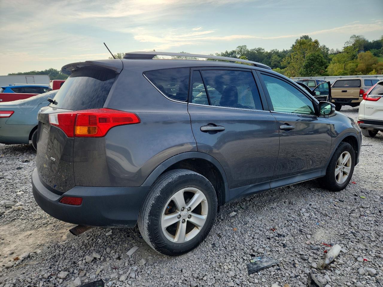 2013 Toyota Rav4 Xle Gray vin: 2T3RFREV1DW029796
