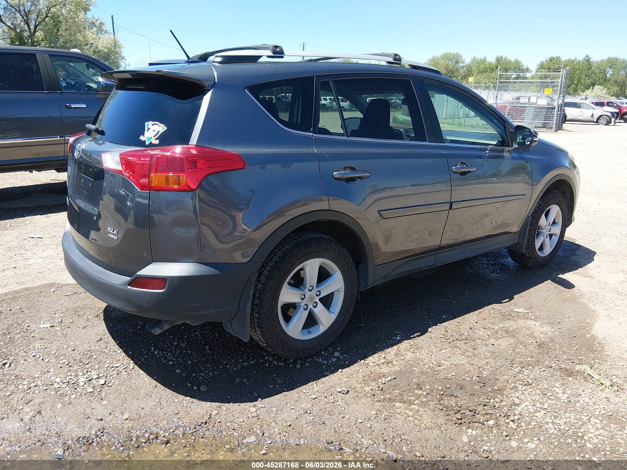 2013 Toyota Rav4 Xle Gray vin: 2T3RFREV1DW038756