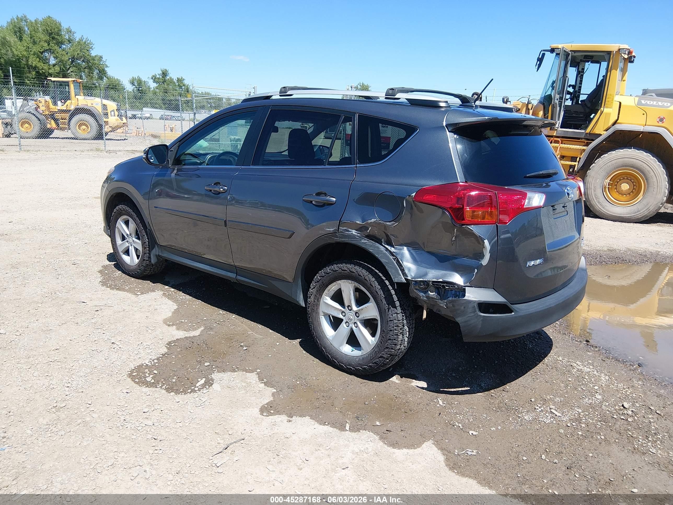 2013 Toyota Rav4 Xle Gray vin: 2T3RFREV1DW038756