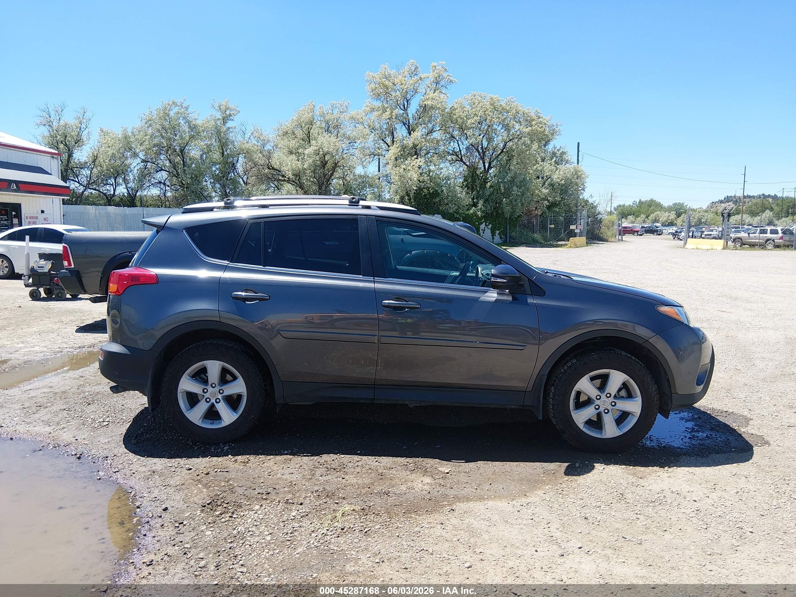 2013 Toyota Rav4 Xle Gray vin: 2T3RFREV1DW038756