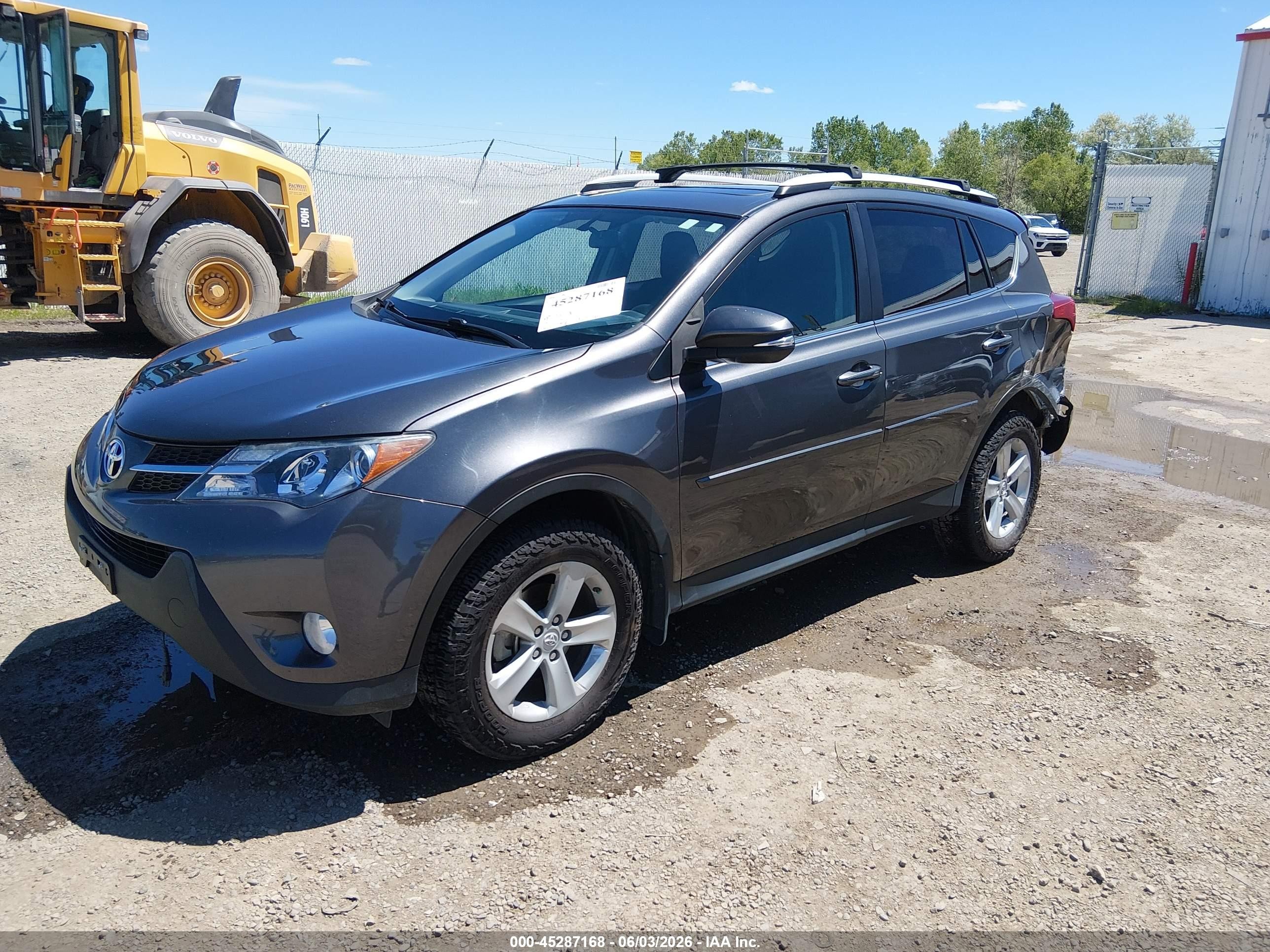 2013 Toyota Rav4 Xle Gray vin: 2T3RFREV1DW038756