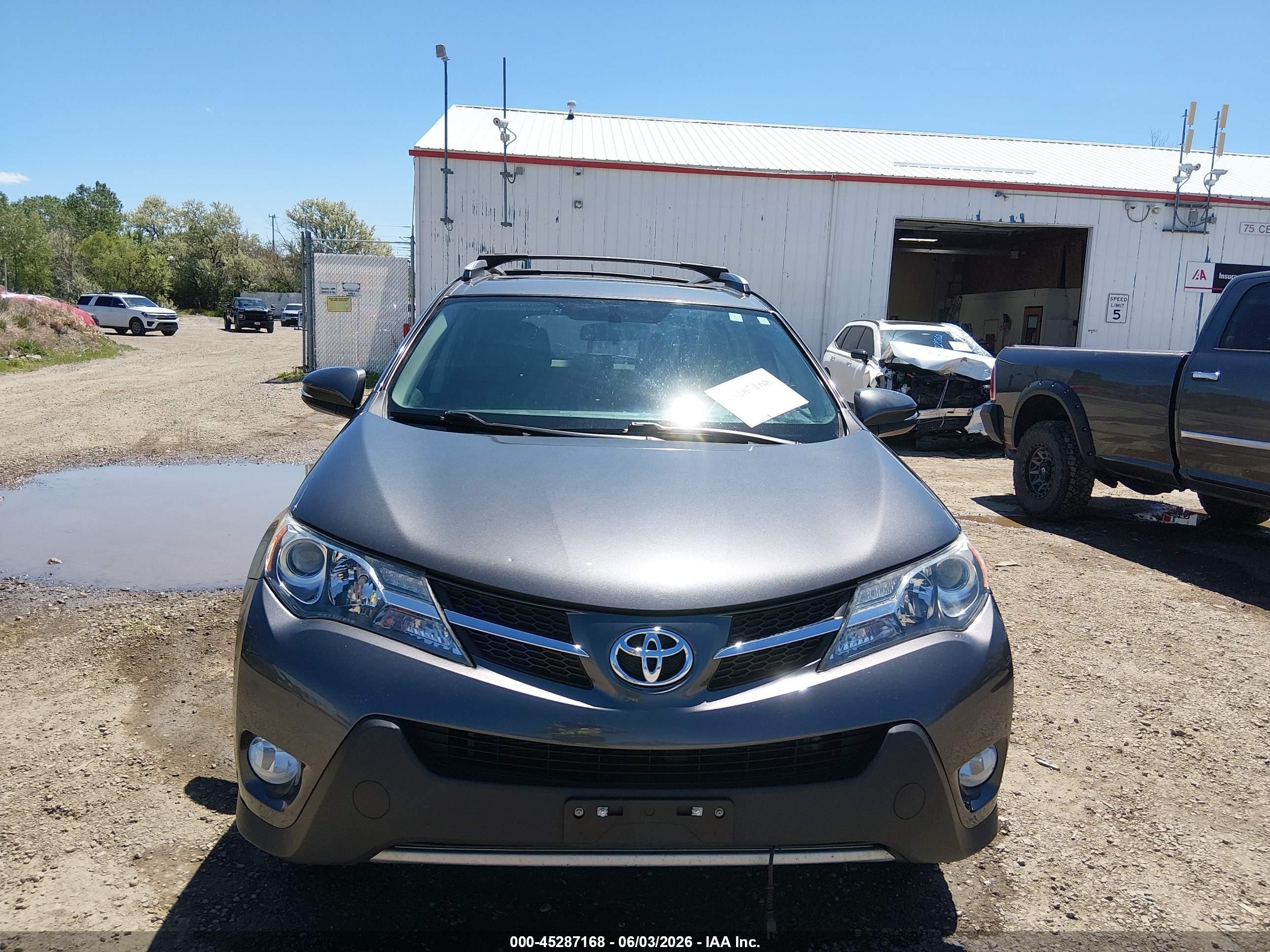 2013 Toyota Rav4 Xle Gray vin: 2T3RFREV1DW038756