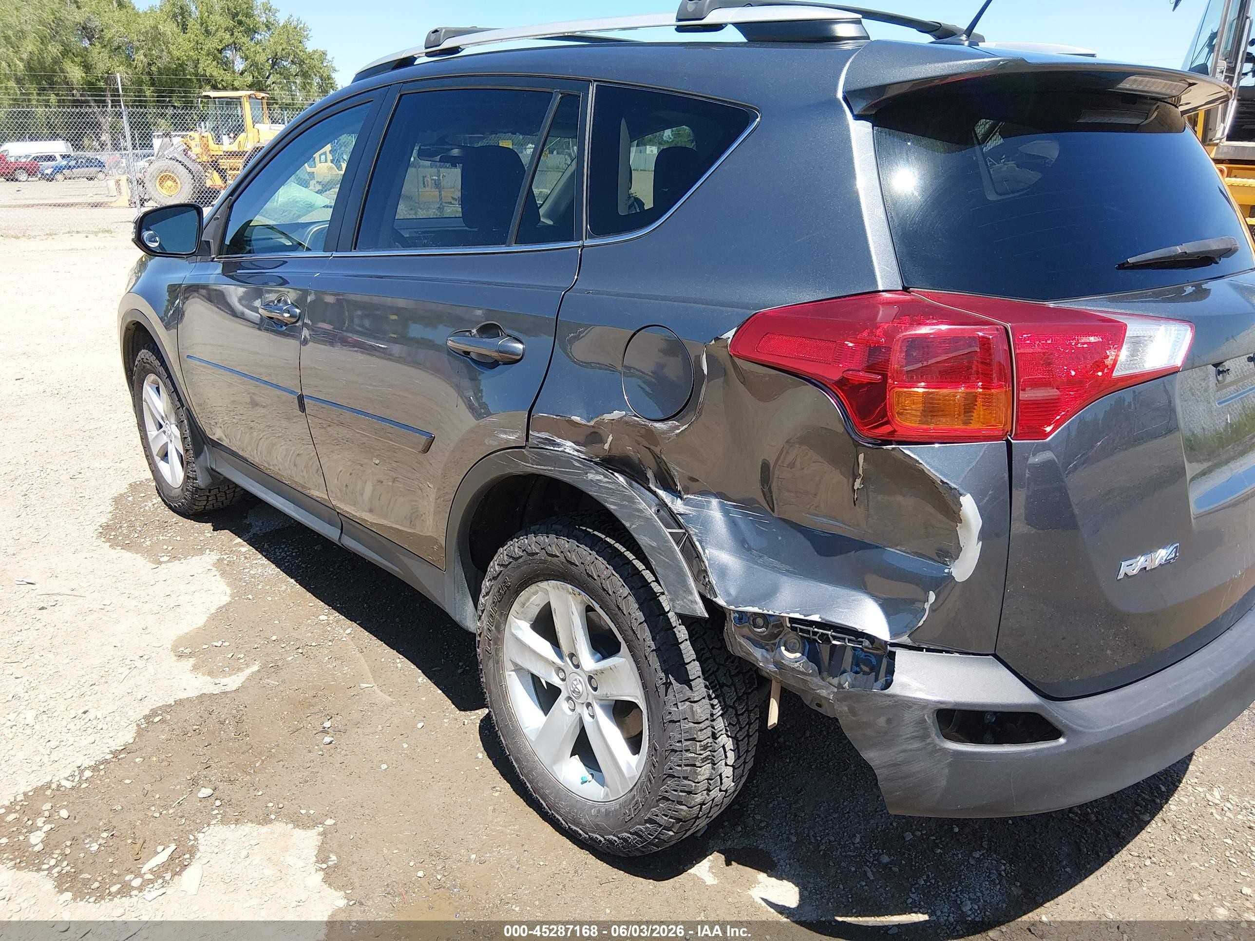 2013 Toyota Rav4 Xle Gray vin: 2T3RFREV1DW038756