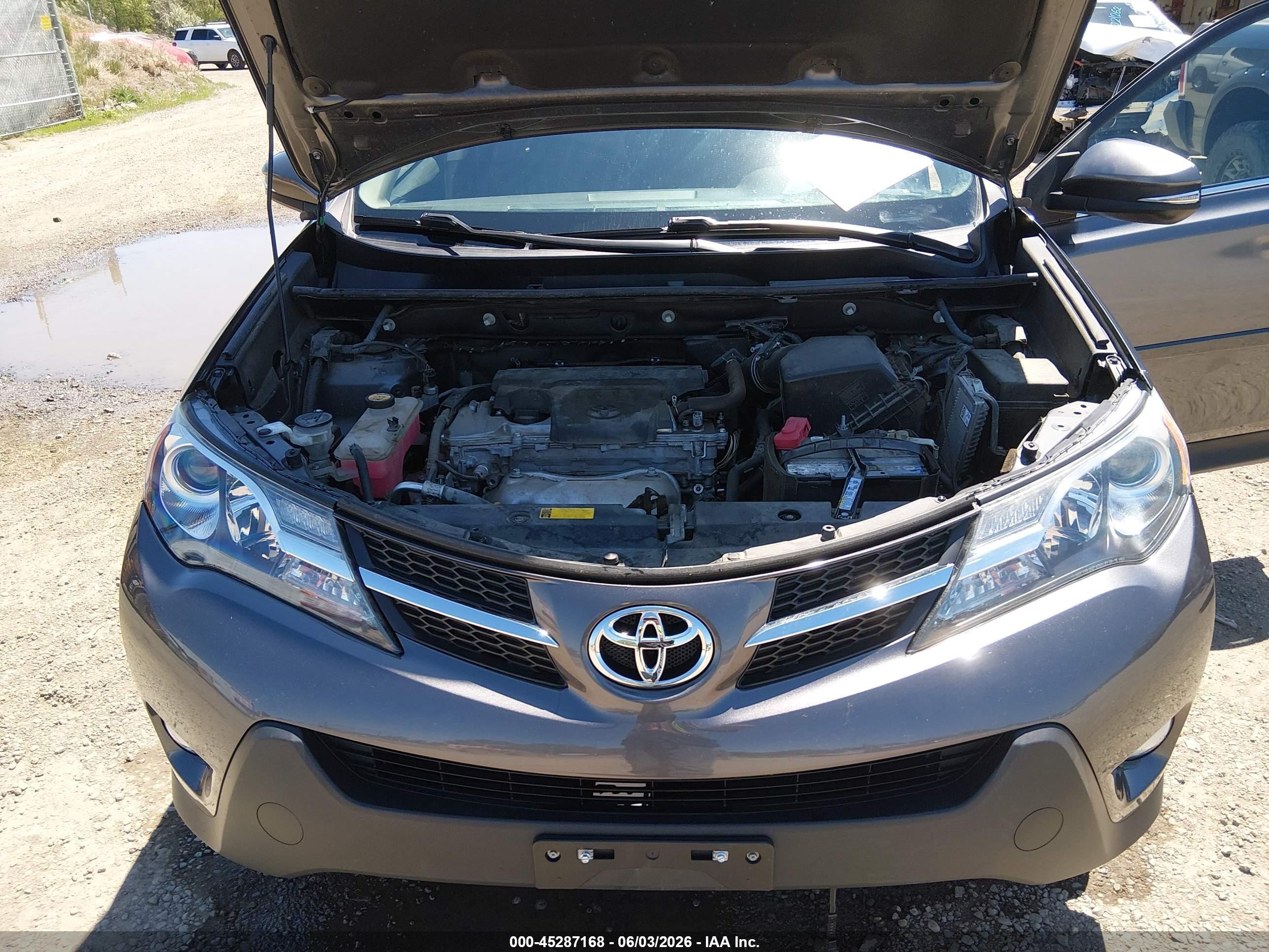 2013 Toyota Rav4 Xle Gray vin: 2T3RFREV1DW038756